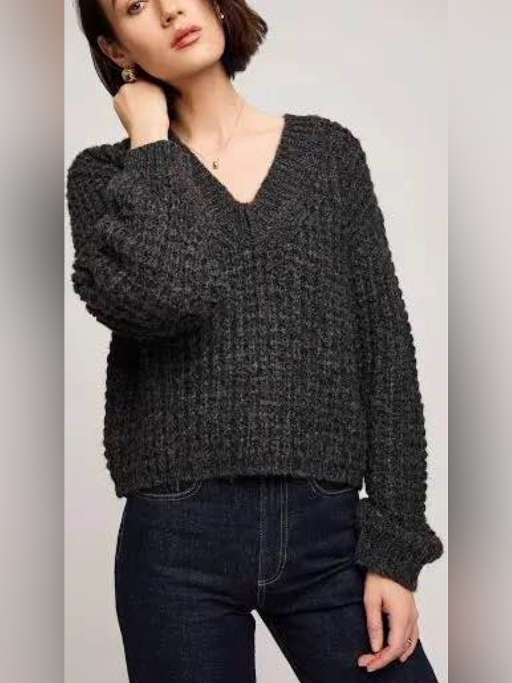 NWT - GENTLE FAWN “Willow” V-neck Sweater - Medium